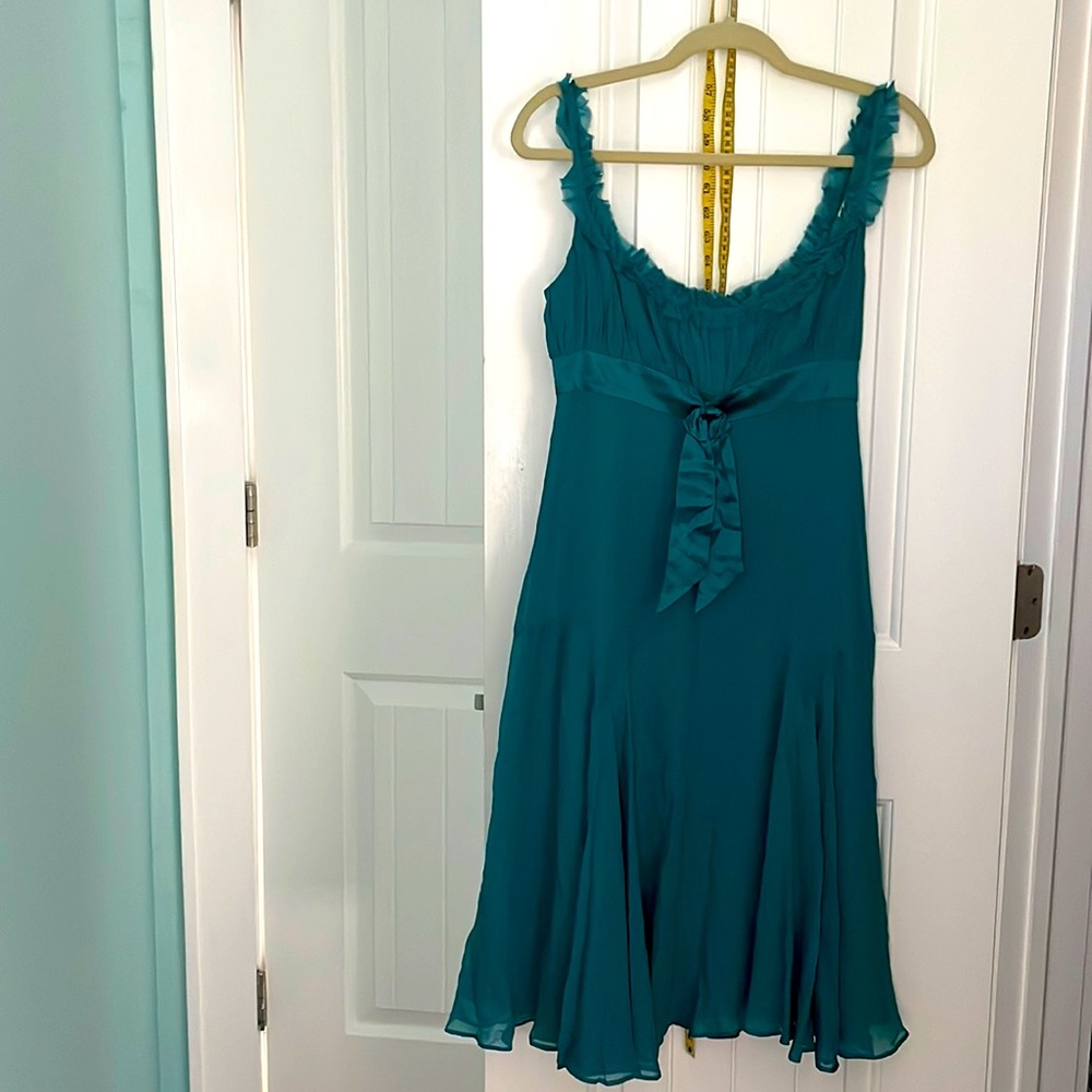 Ted Baker London Spaghetti Strap silk dress, fully lined - Sz 2